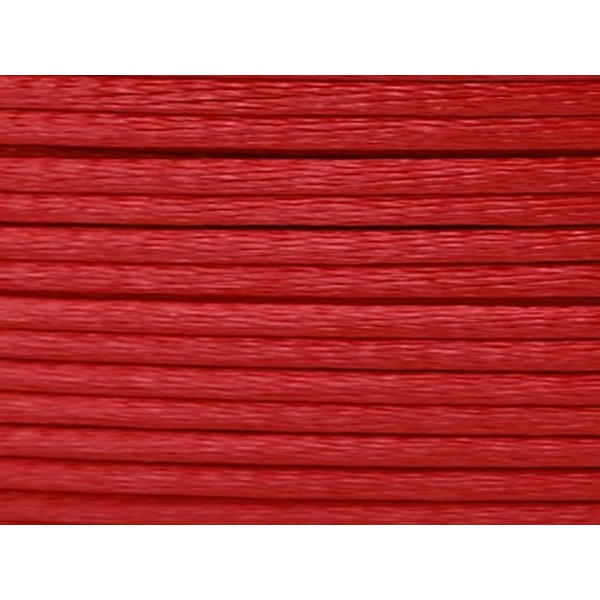 10 Mètres de Nylon Tressé Rouge 1 mm - Photo n°1
