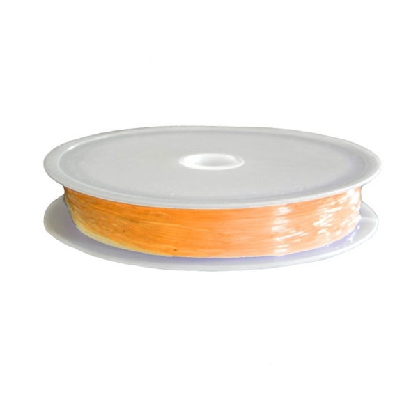 Elastique 0.6 mm Orange - Photo n°1