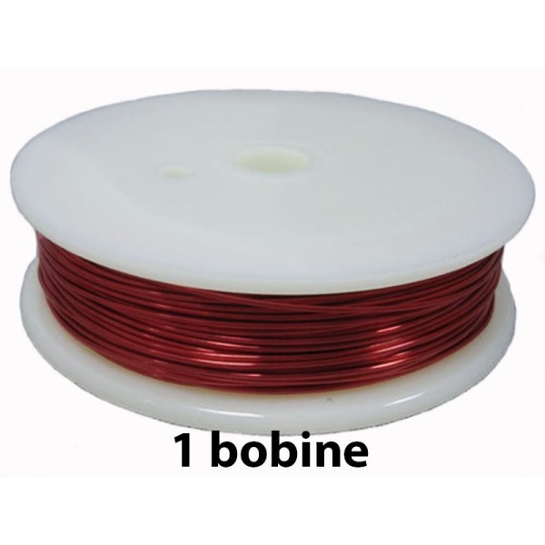 1 bobine Rouge foncé 0.3 mm - Photo n°1