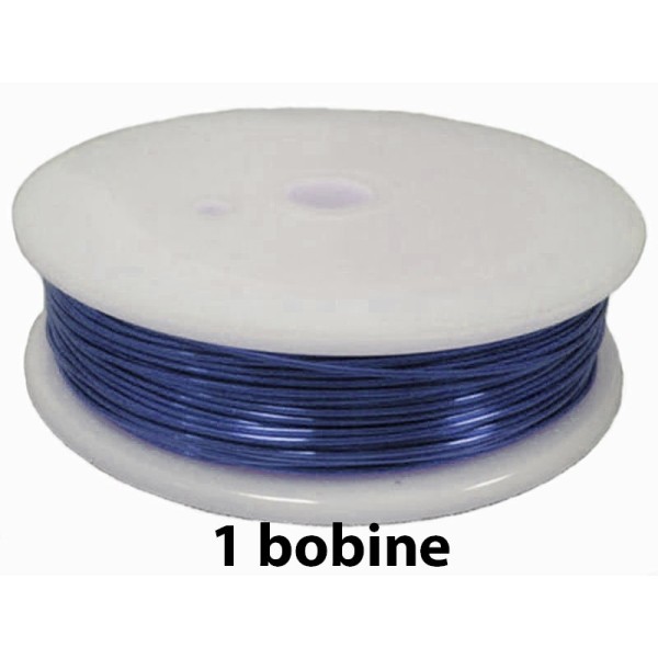 1 bobine Bleu Marine 0.4 mm - Photo n°1