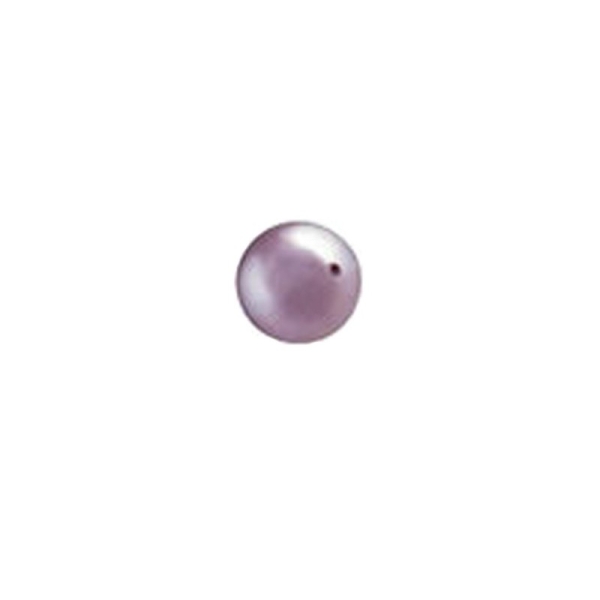 10 x Perles Hématites peintes Mauve nacré 6mm - Photo n°1