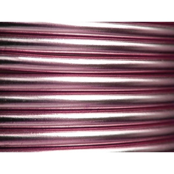 2 Mètres fil aluminium rose clair 4mm Oasis ® - Photo n°1