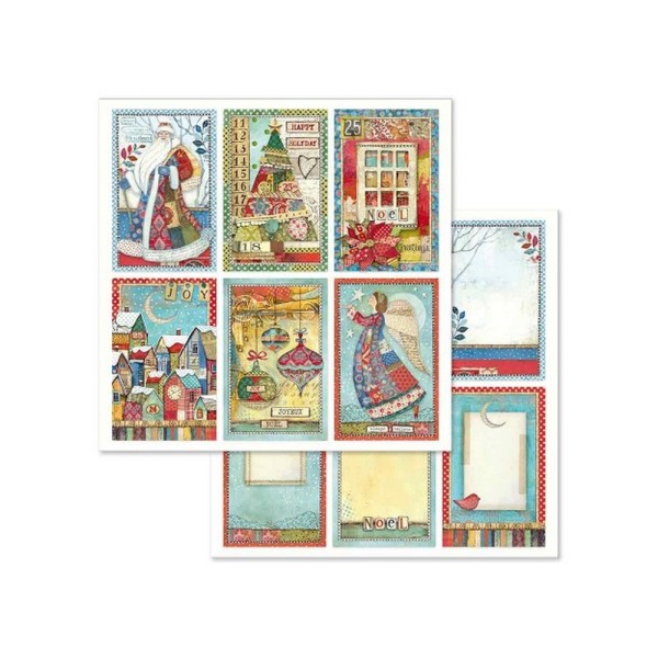 Papier scrapbooking Stamperia - Make a Wish Cards - 30,5 x 30,5 cm - Photo n°1