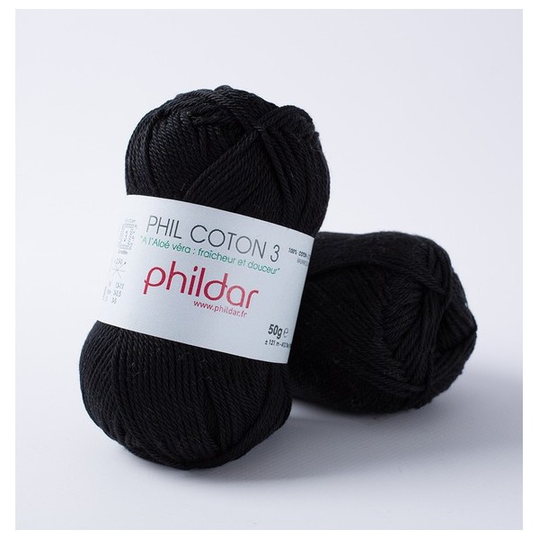 Phil coton 3 noir - Photo n°1