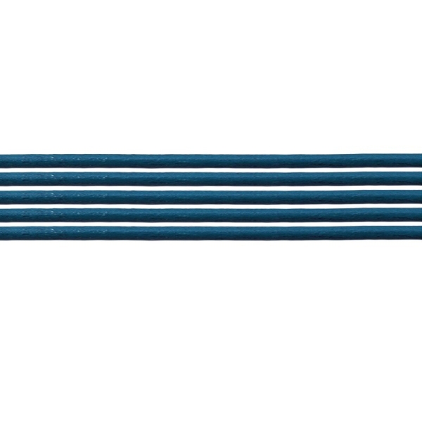 2 mètres de Cuir Bleu Pétrole 1,5 mm - Photo n°1