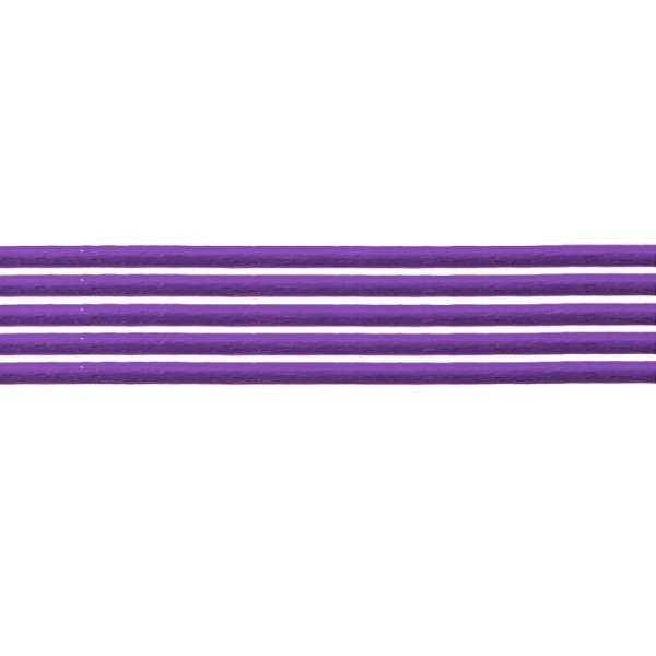 1 mètre de Cuir Violet 1,5 mm - Photo n°1