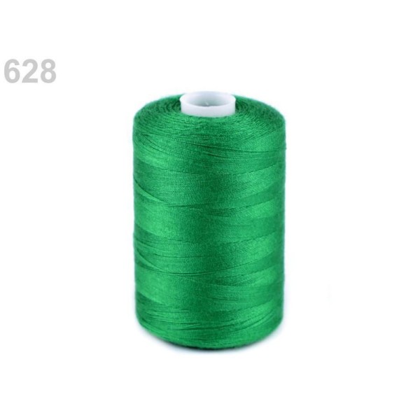 12pc 628grass Vert Polyester Fil à Coudre Ntf 40/2 1000 M, des Fils, Mercerie, - Photo n°1
