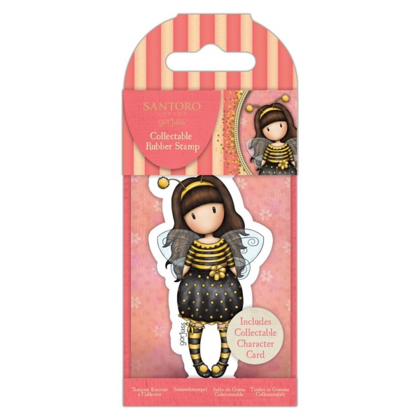 Mini tampon cling Gorjuss No.66 Bee-Loved - Photo n°1