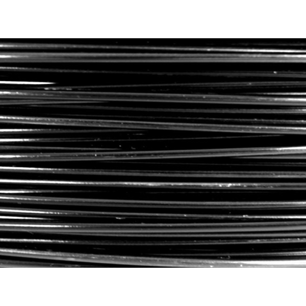 2 Mètres fil aluminium noir 1mm Oasis ® - Photo n°1
