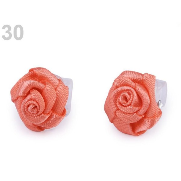 10pc 30 Corail Rouge de Cheveux Griffe 10x13-15mm de Rose, de Griffes, d'un Mini-Pinces, Accessoires - Photo n°1