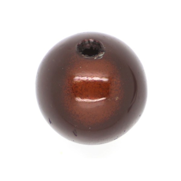 50 Perles magiques 4 mm Chocolat Grade A - Photo n°1