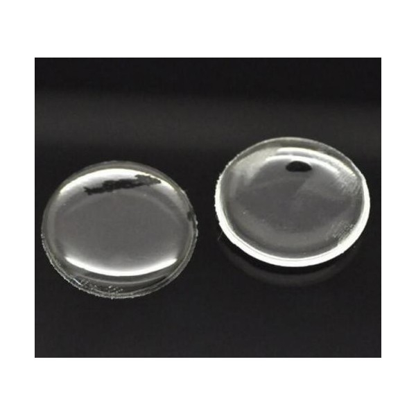 Lot de 48 cabochons resine epoxy ROND 18mm sticker autocollant epoxy transparent ( S1118432 ) - Photo n°2