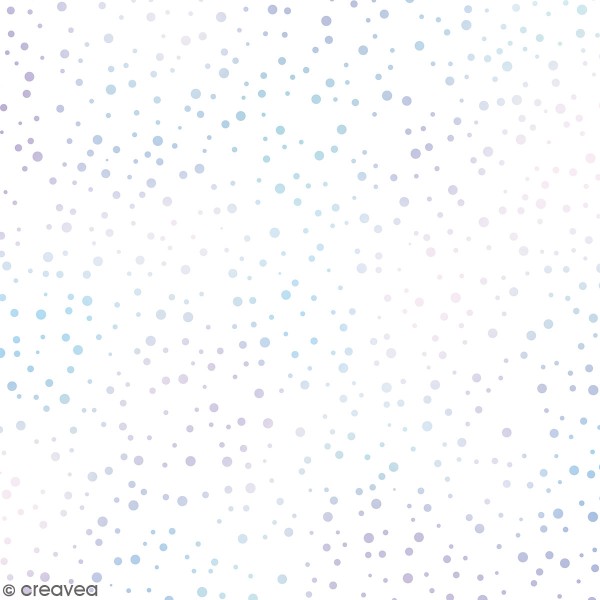 Feuille Calque à motifs - Artemio Deep Sea - Ronds Holographiques - 30,5 x 30,5 cm - 90 gr - Photo n°1