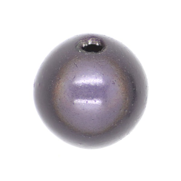 10 Perles magiques 10 mm Anthracite Grade A - Photo n°1