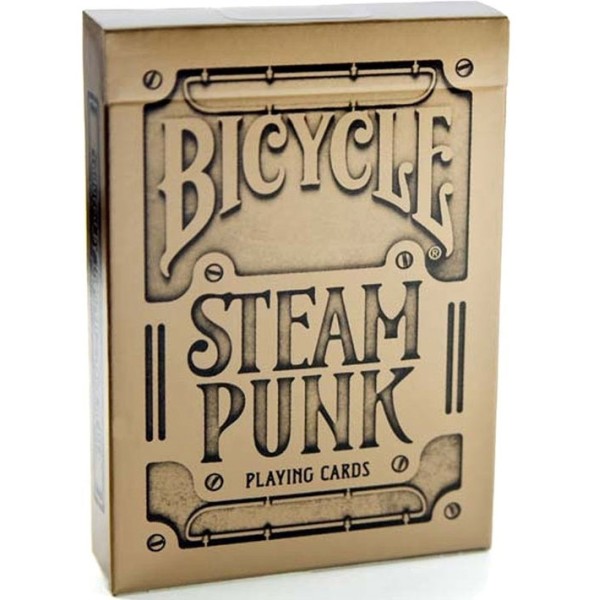 Jeu de cartes Bicycle Steam Punk Gold - Photo n°1