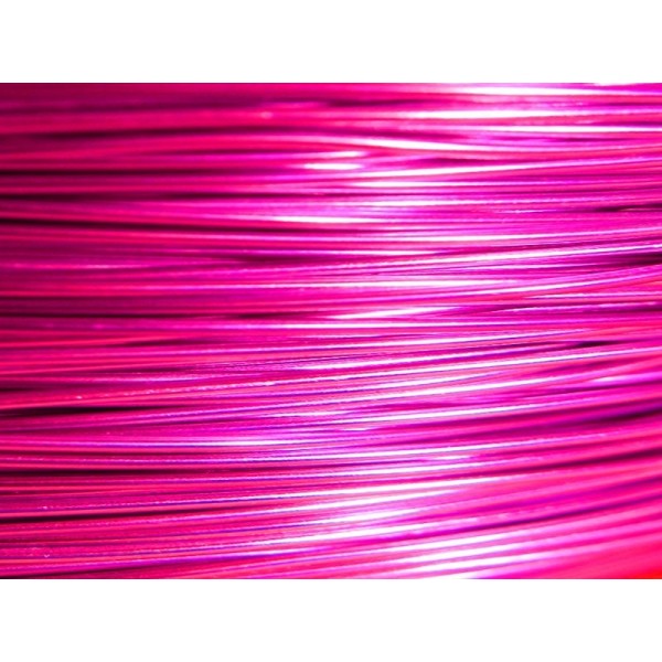 2 Mètres fil aluminium rose vif 1mm Oasis ® - Photo n°1