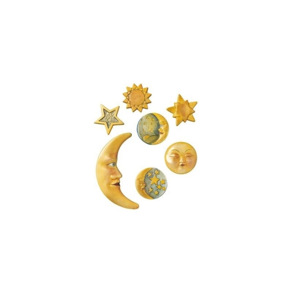Moules Lune et Etoiles pour Plâtre - Photo n°1