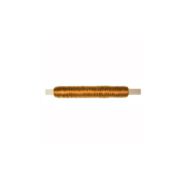 Orange  0.5mm - Bobine 45 mètres Fil Métal - Photo n°1