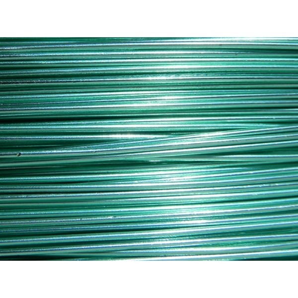 Bobine 60 M fil aluminium vert 1mm - Photo n°1