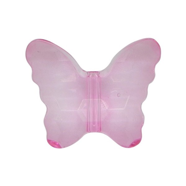 10 x Perle Papillon Fushia 22mm - Photo n°1