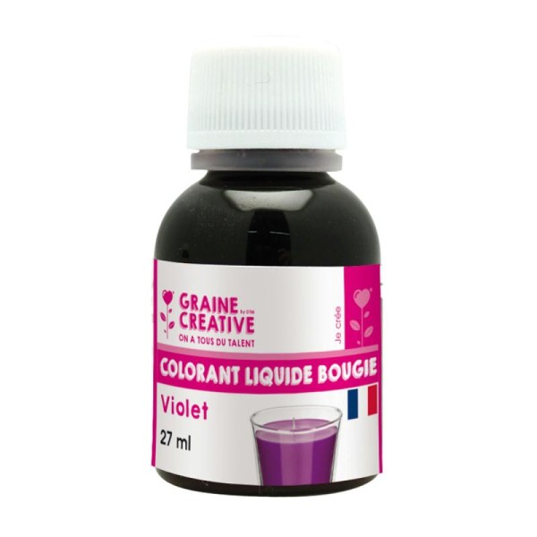 Colorant liquide pour bougie Violet 27 ml - Photo n°1