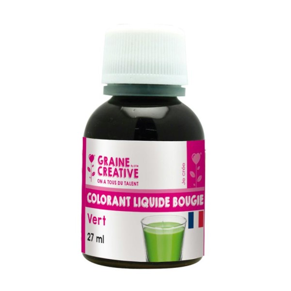 Colorant liquide pour bougie Vert 27 ml - Photo n°1