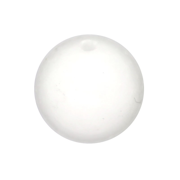 80 x Perle Jade Blanc Naturel 4mm - Photo n°1
