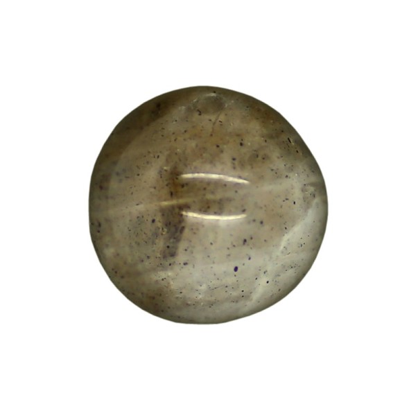 2 x Perle Labradorite Gris Clair 6mm - Grade AA - Photo n°1