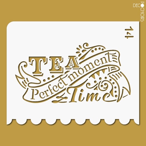 Pochoir Tea time - Photo n°1
