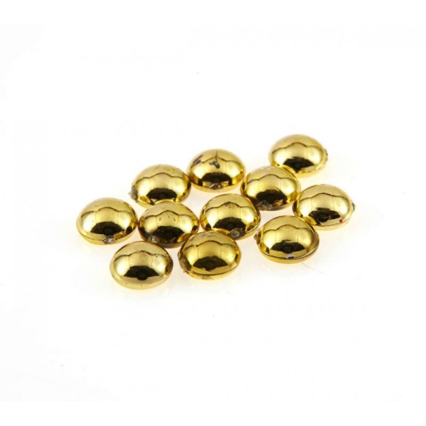 Perles de pluie métallisées or - Photo n°1