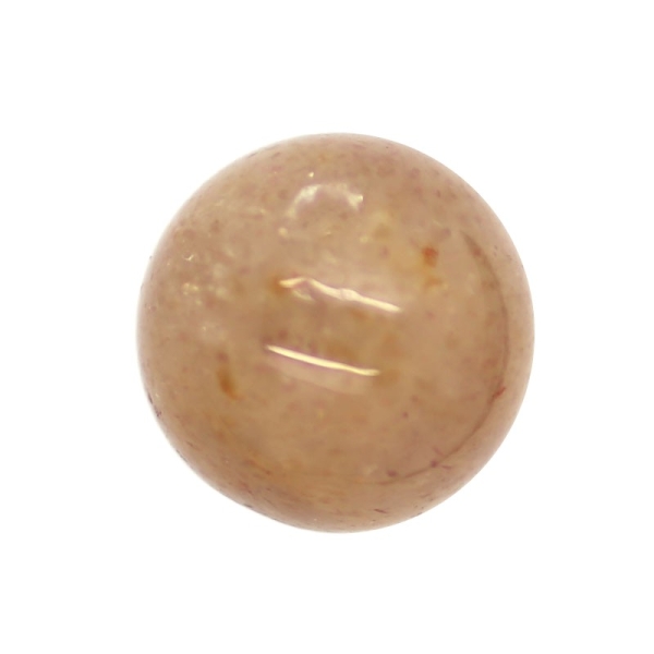 1 x Perle Quartz Saumon 12mm - Photo n°1