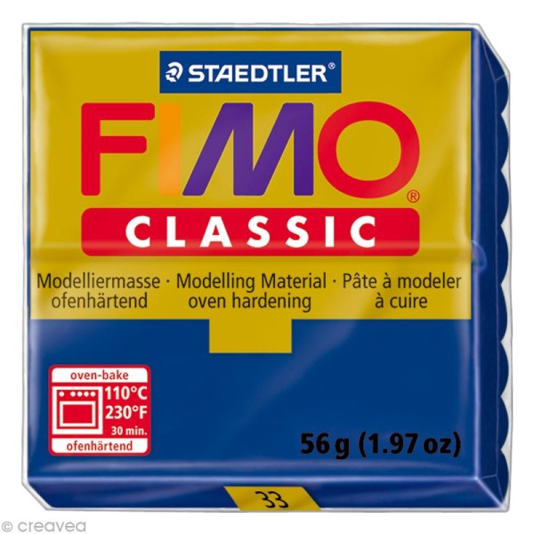Fimo Classic Bleu ultramarine 33 - 56 gr - Photo n°1
