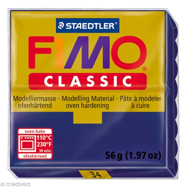 Fimo Classic Bleu marine 34 - 56 gr - Photo n°1