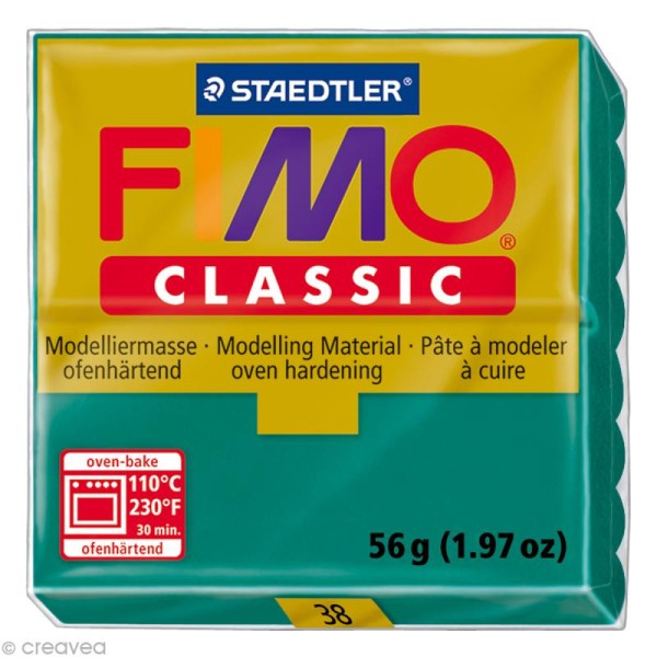 Fimo Classic Bleu vert 38 - 56 gr - Photo n°1