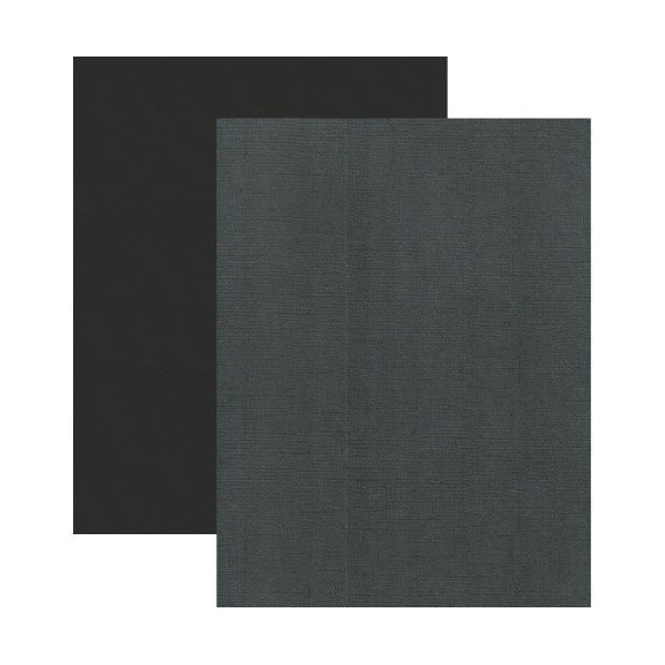 Pearly Texturé Trimestre A4 Noir 220 g / M2, Fabrication de Cartes, papier d'Art, Papier d'Art Journ - Photo n°2