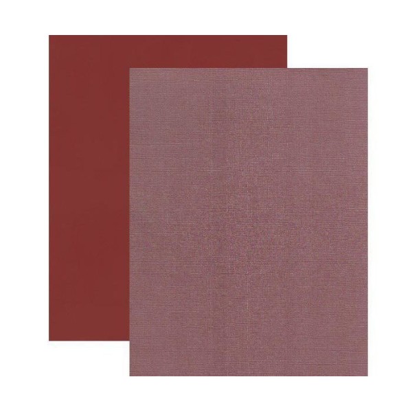 Nacré Texturé Quarts A4 Bourgogne Rouge 220 g / M2, papier d'Art, Papier d'Art Journal, Ursus, Feuil - Photo n°1