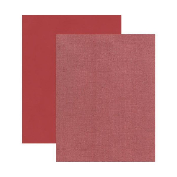 Nacré Texturé Trimestriel, format A4, Rouge Rubis, 220g / M2, papier d'Art, Papier d'Art Journal, Ur - Photo n°1