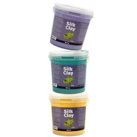 Pâte à modeler autodurcissante Silk Clay - Plusieurs coloris - 650 g