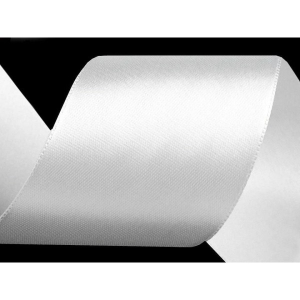 22,5 m de Ruban de Satin Blanc Largeur 40 mm, Ruban Personnalisé, des Fournitures d'Artisanat, Artis - Photo n°3