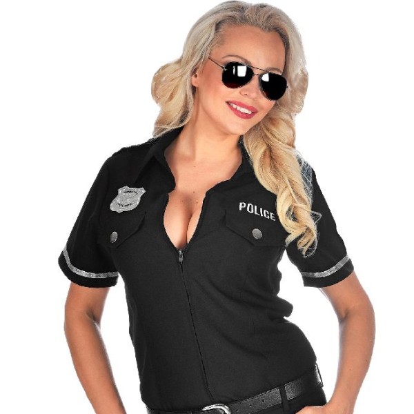 Chemise femme police - Taille S/ M - Photo n°1