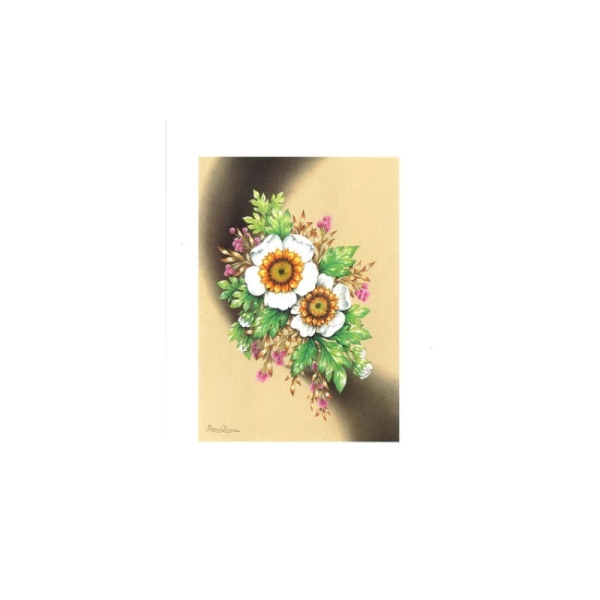 Image 3D - astro 464 - 24x30 - bouquet de fleurs blanches - Photo n°1