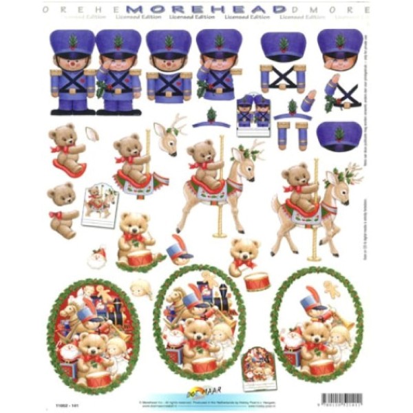Carte 3D à découper - 11052141 - Soldats/jouets - Photo n°1