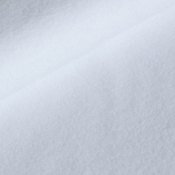 Tissu Polaire BIO coton Blanc (non optique) - Photo n°1