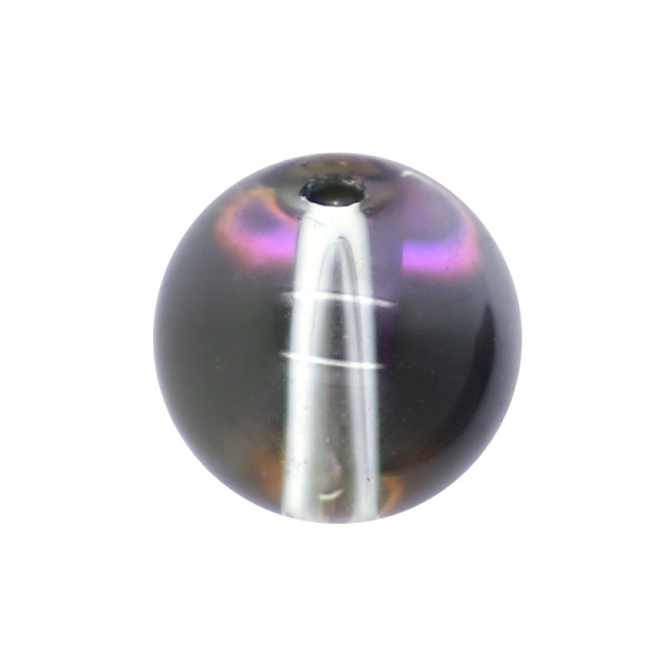 50 x Perle en Verre Électroplate 6mm Violet Pâle - Photo n°1