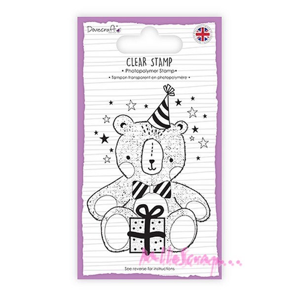 Tampo transparent - Dovecraft - Petit ours - Photo n°1