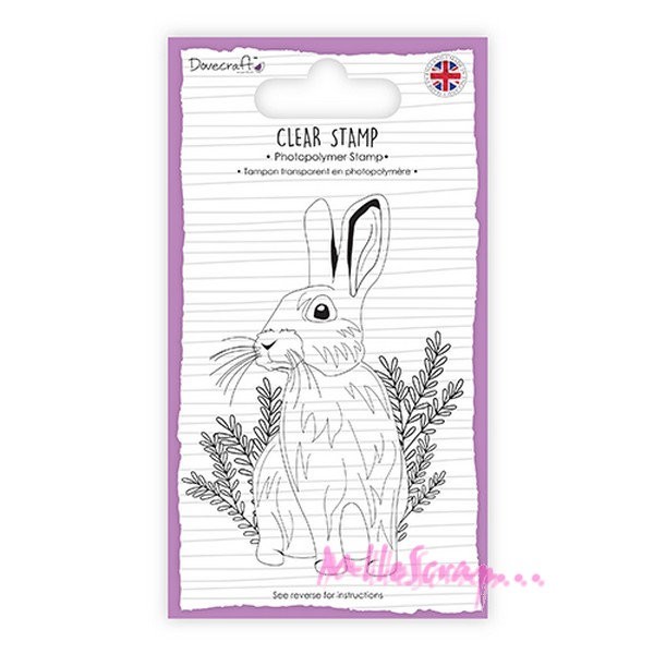 Tampon transparent - Dovecraft - lapin - Photo n°1