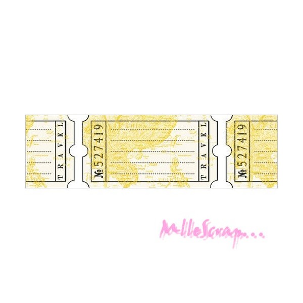 Masking tape tickets - Scrapberry's - 8 mètres - Photo n°1