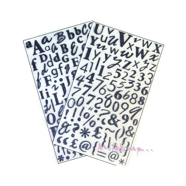 Stickers alphabets - Dovecraft - 170 lettres - Photo n°1