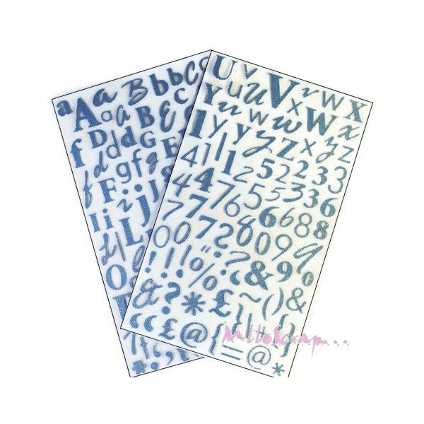Stickers alphabets - Dovecraft - 170 lettres - Photo n°1