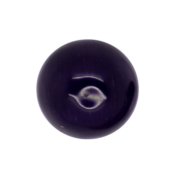 20 x Perle en Verre Oeil de Chat 8mm Indigo - Photo n°1